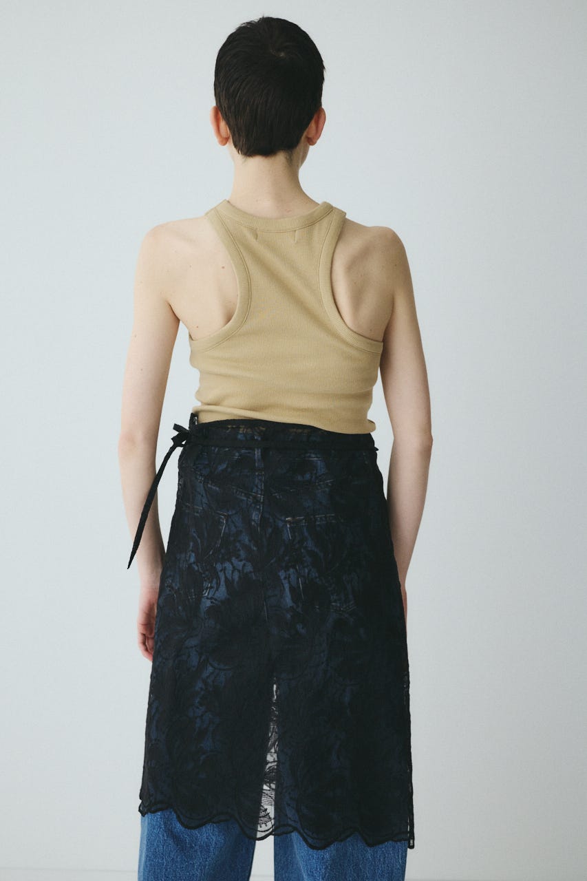 Lace wrap skirt BLK FREE