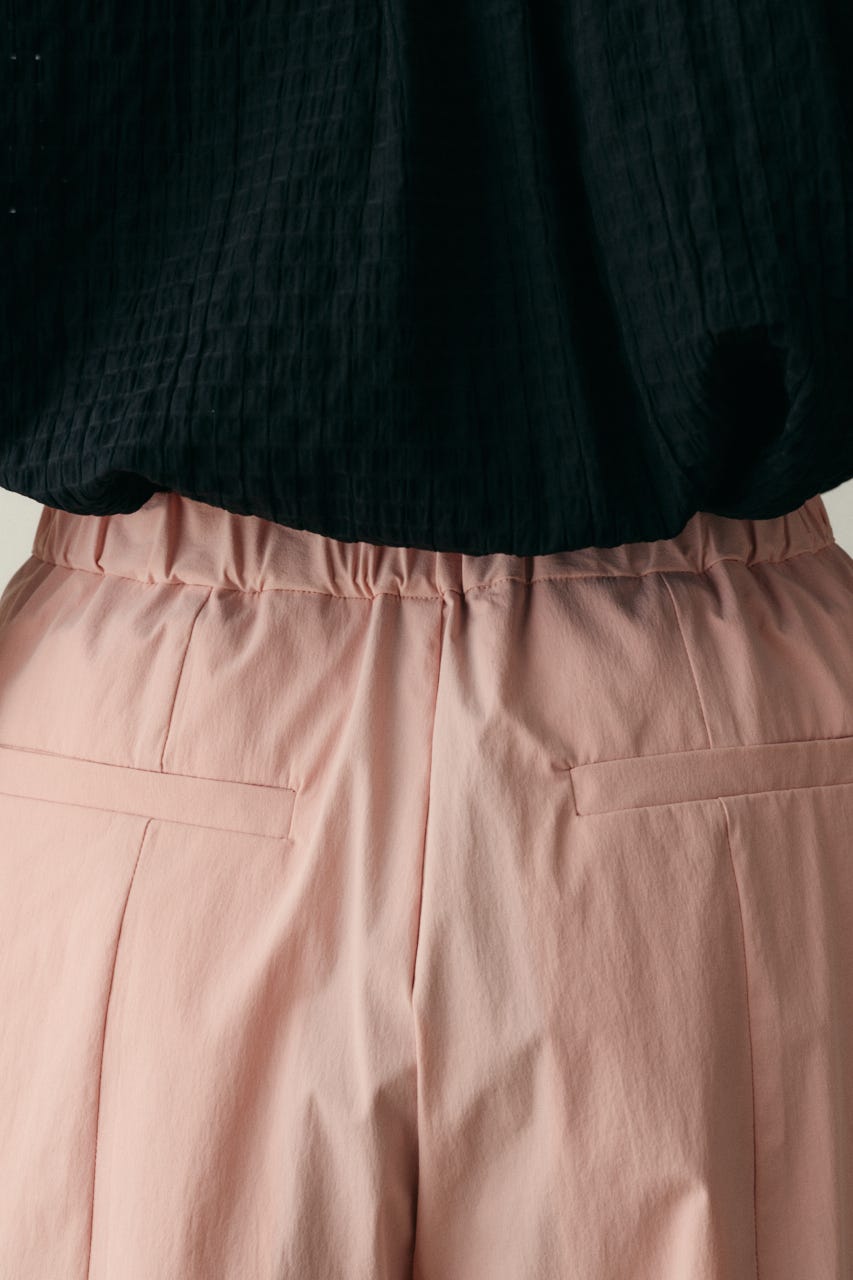 Many tuck cocoon pants L/PNK 38