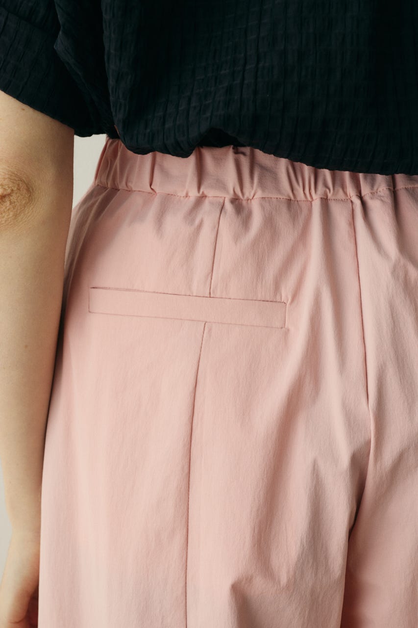 Many tuck cocoon pants L/PNK 38