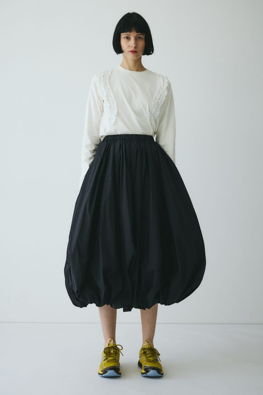［予約］Balloon skirt BLK FREE