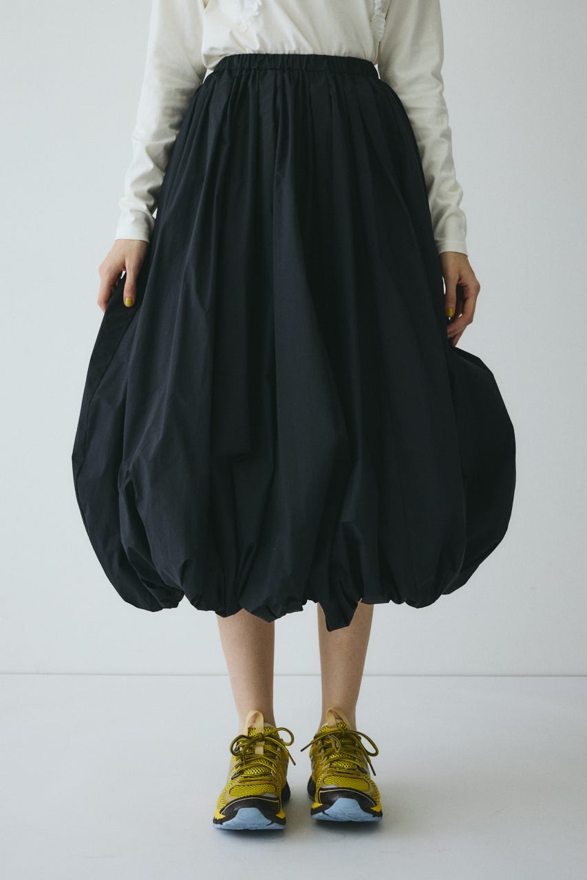 ［予約］Balloon skirt BLK FREE