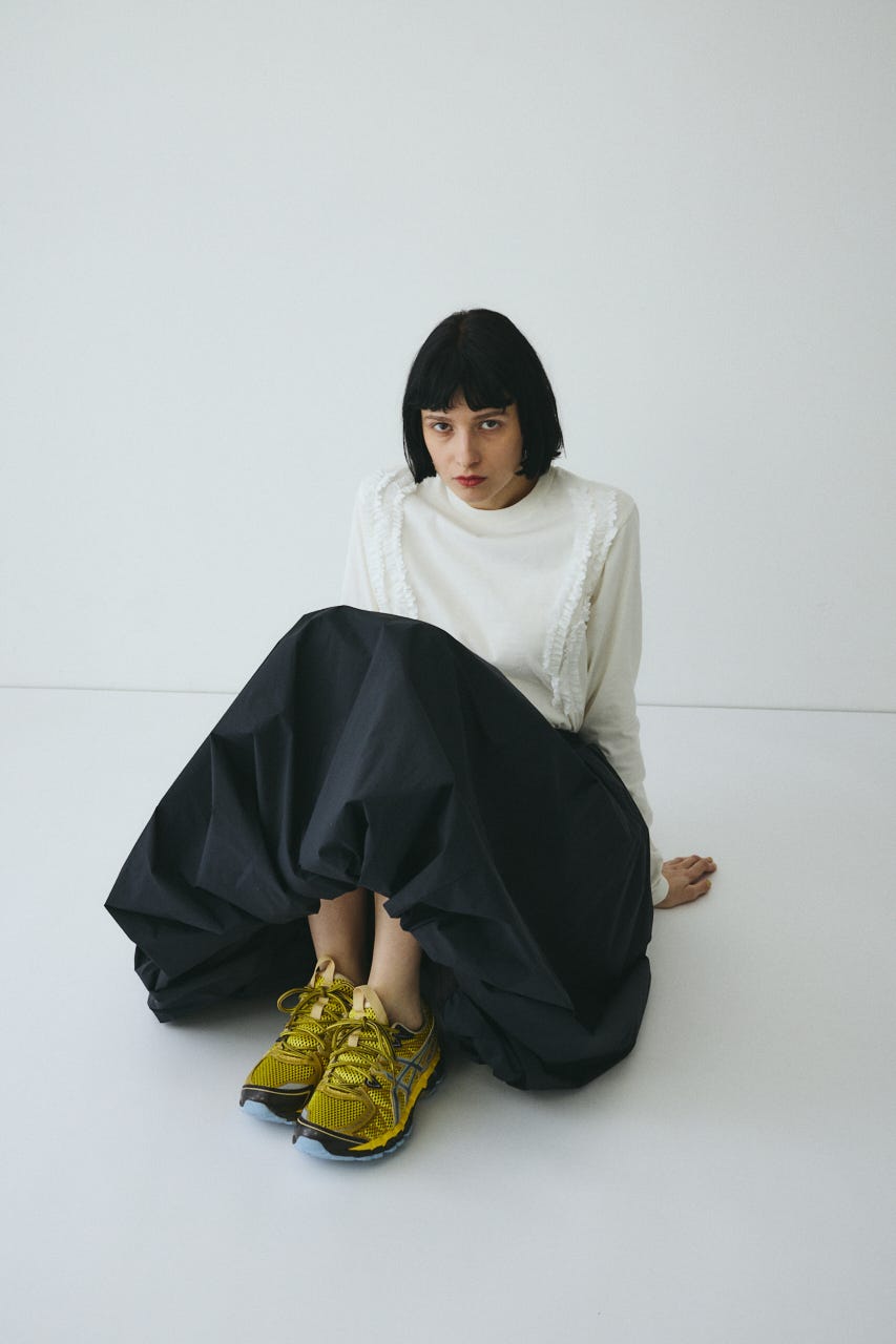 ［予約］Balloon skirt BLK FREE