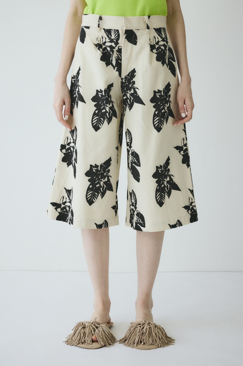 【ポイントアップ+4％対象商品】［予約］Loose wide half pants BLK 36