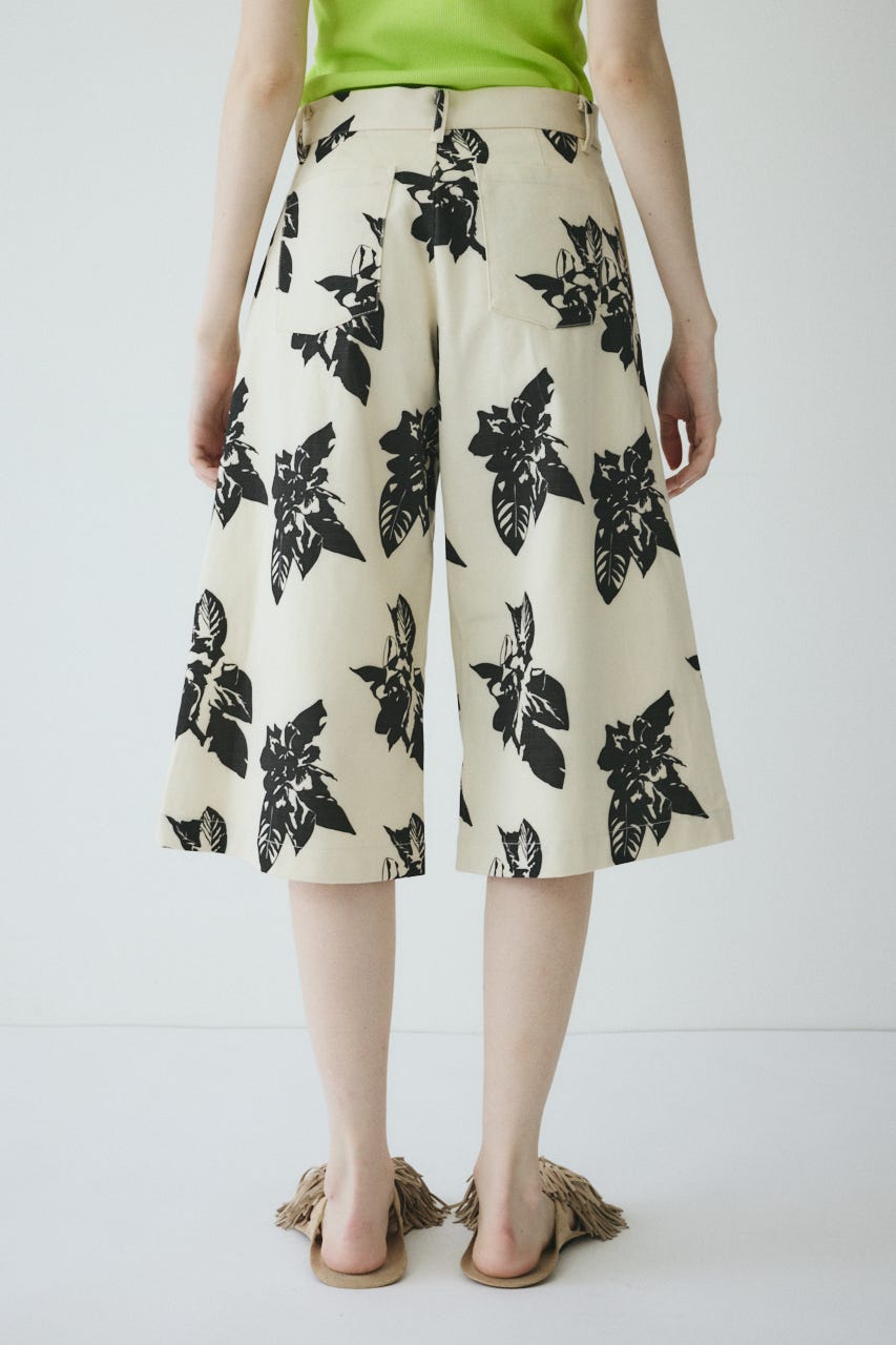 【ポイントアップ+4％対象商品】［予約］Loose wide half pants BLK 36