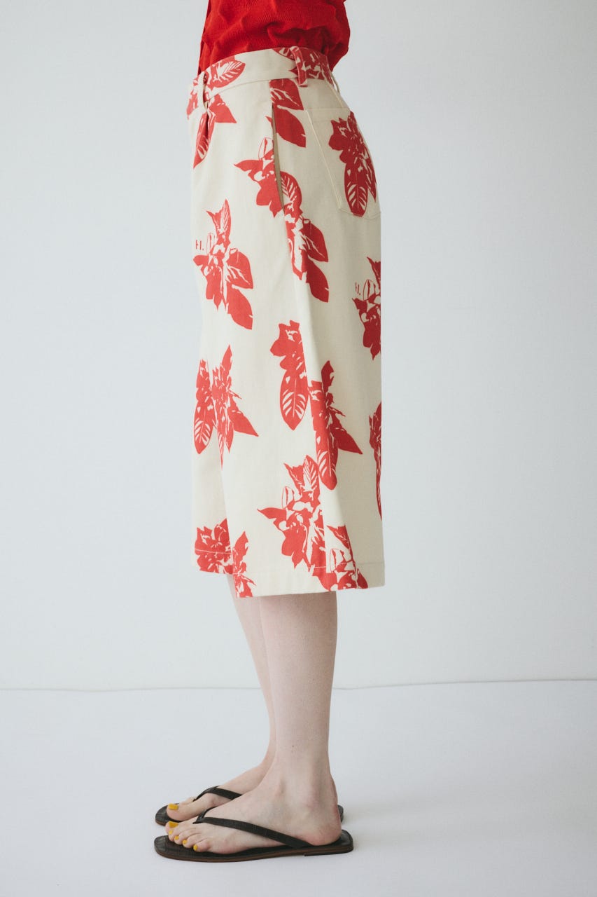【ポイントアップ+4％対象商品】［予約］Loose wide half pants RED 36