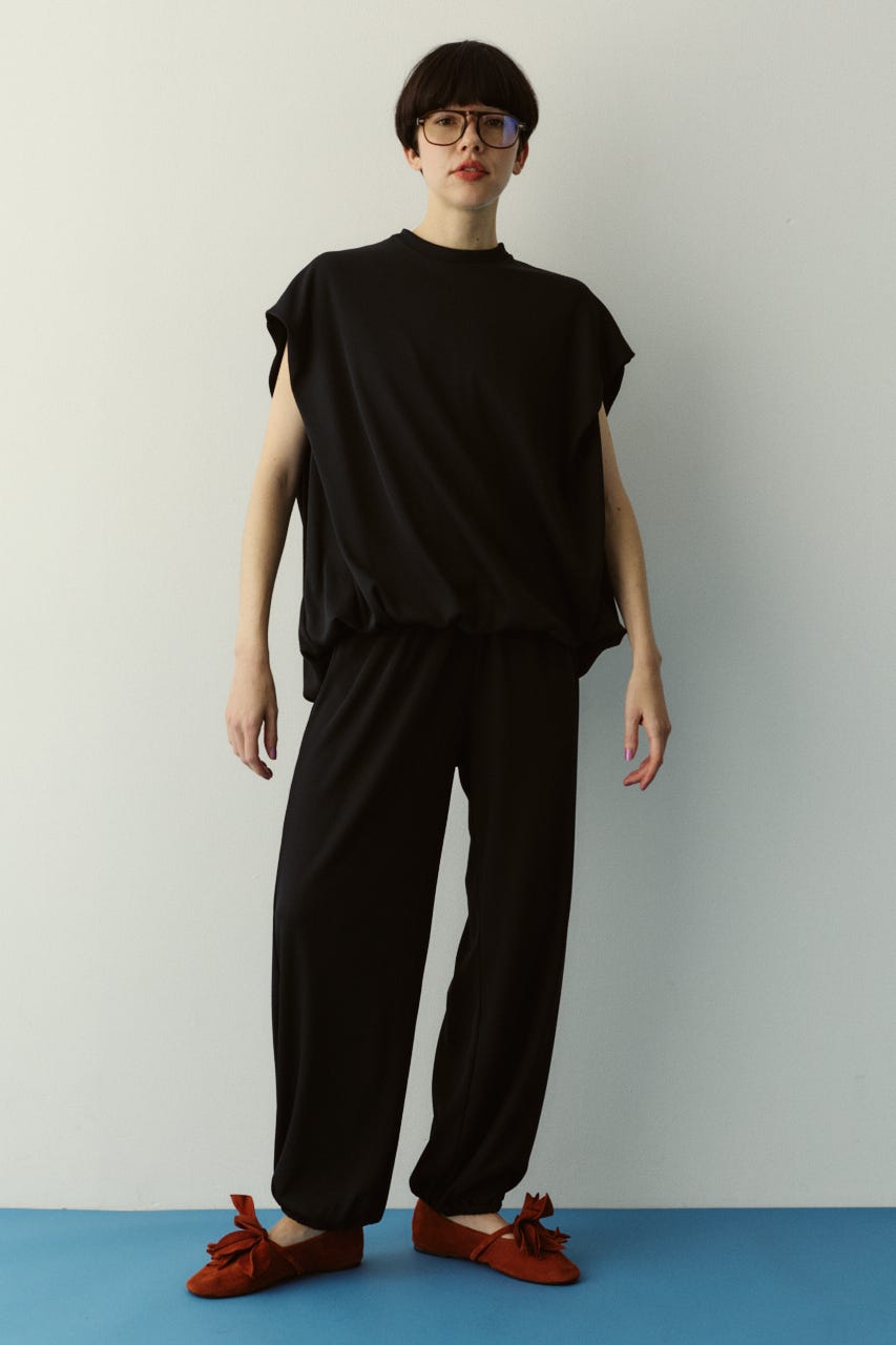 ［予約］Balloon cut pants BLK FREE