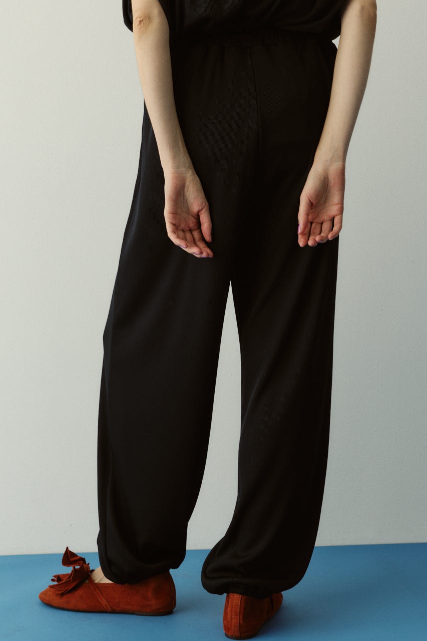［予約］Balloon cut pants BLK FREE