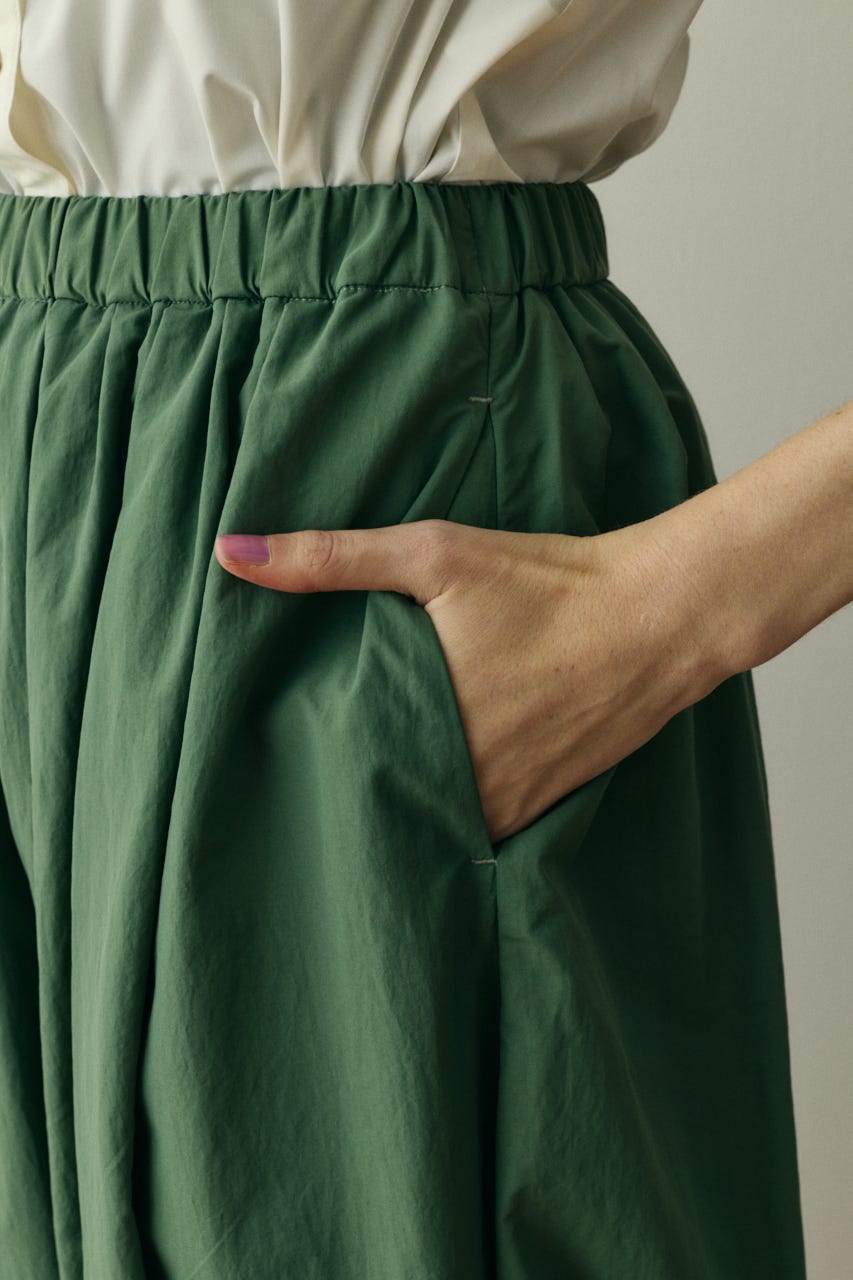 【ポイントアップ+4％対象商品】［予約］Nylon balloon pants KHA 38