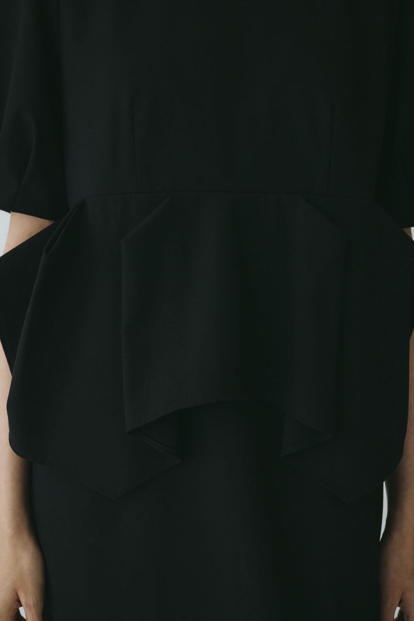 CLO Peplum dress BLK 38