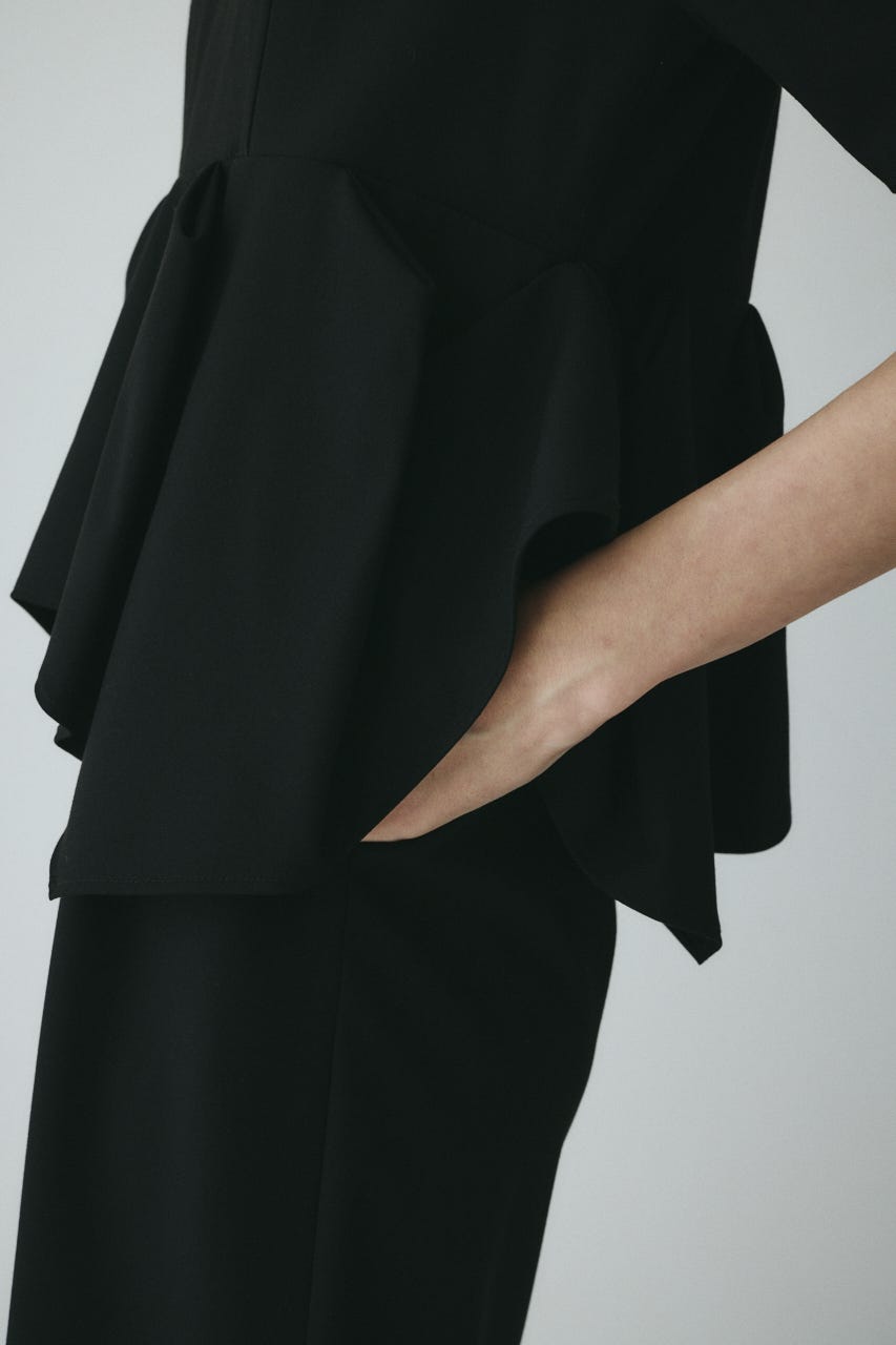 CLO Peplum dress BLK 38