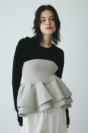 ［予約］Frill hem bustier