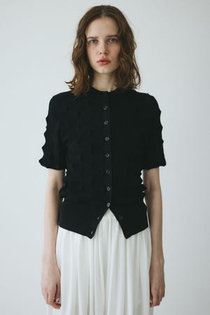 【ポイントアップ 4％対象商品】［予約］Pocopoco knit cardigan