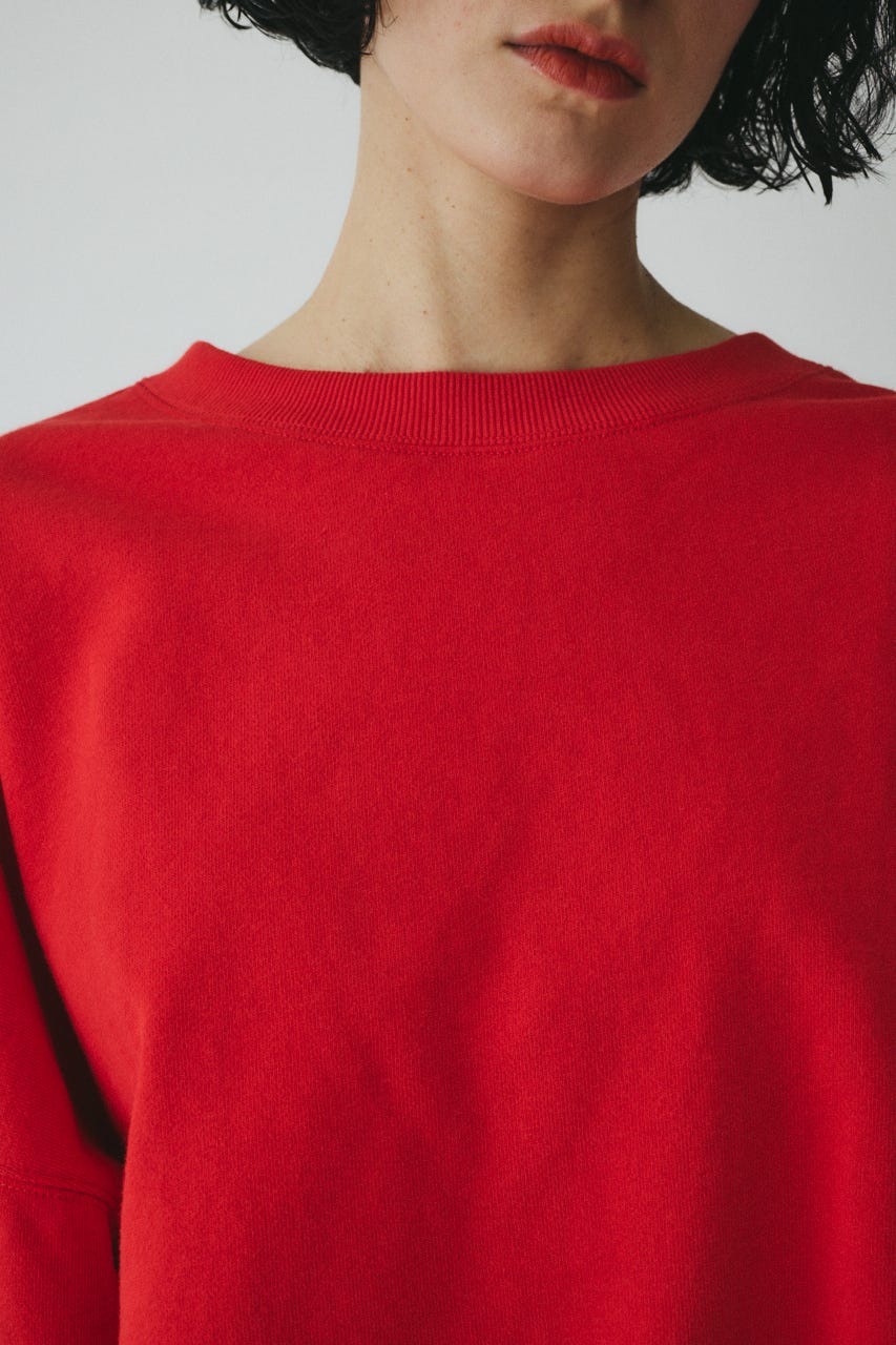 ［予約］Switching shoulder tops RED FREE
