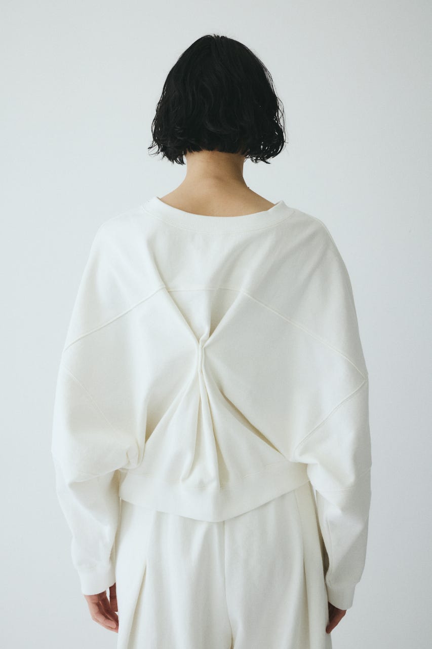 ［予約］Switching shoulder tops WHT FREE