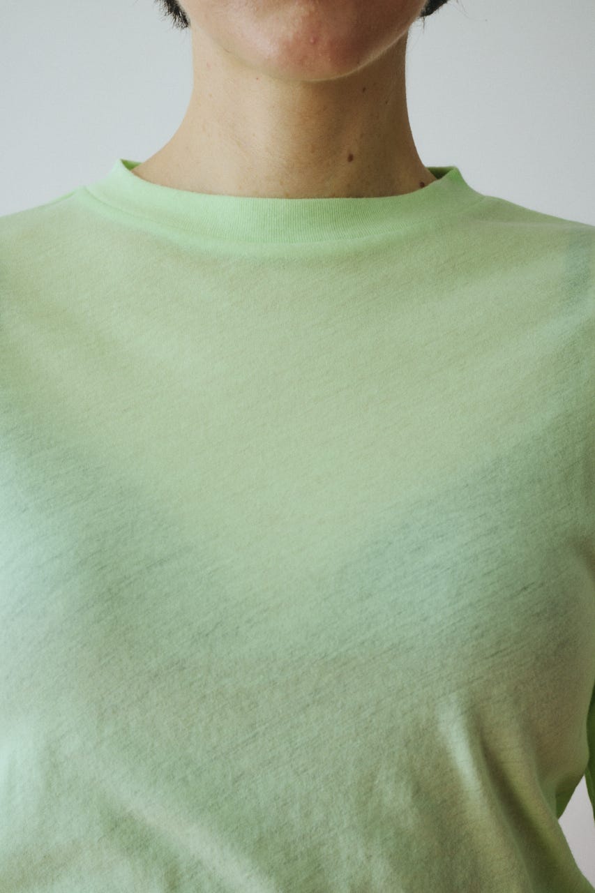 Sheer mellow tops L/GRN FREE