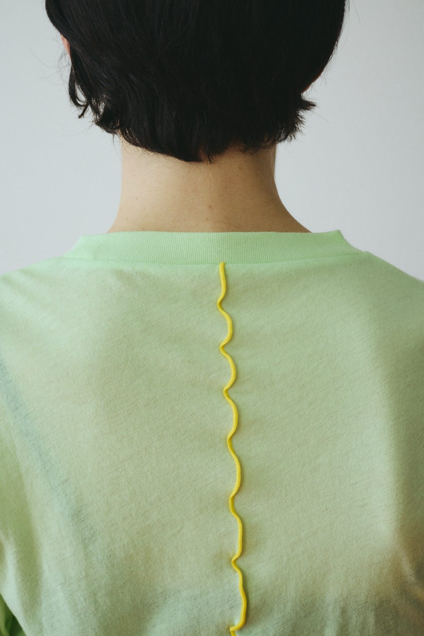 Sheer mellow tops L/GRN FREE