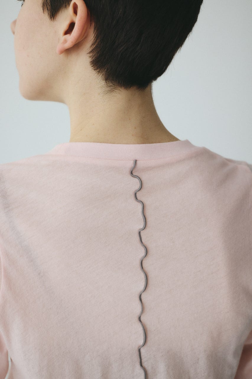 Sheer mellow tops L/PNK FREE