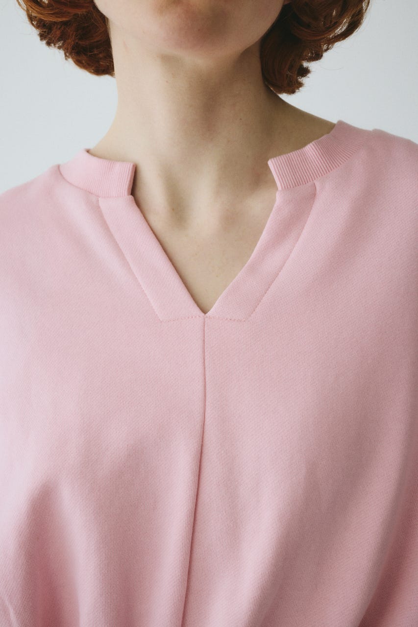 ［予約］V neck box cut vest L/PNK FREE