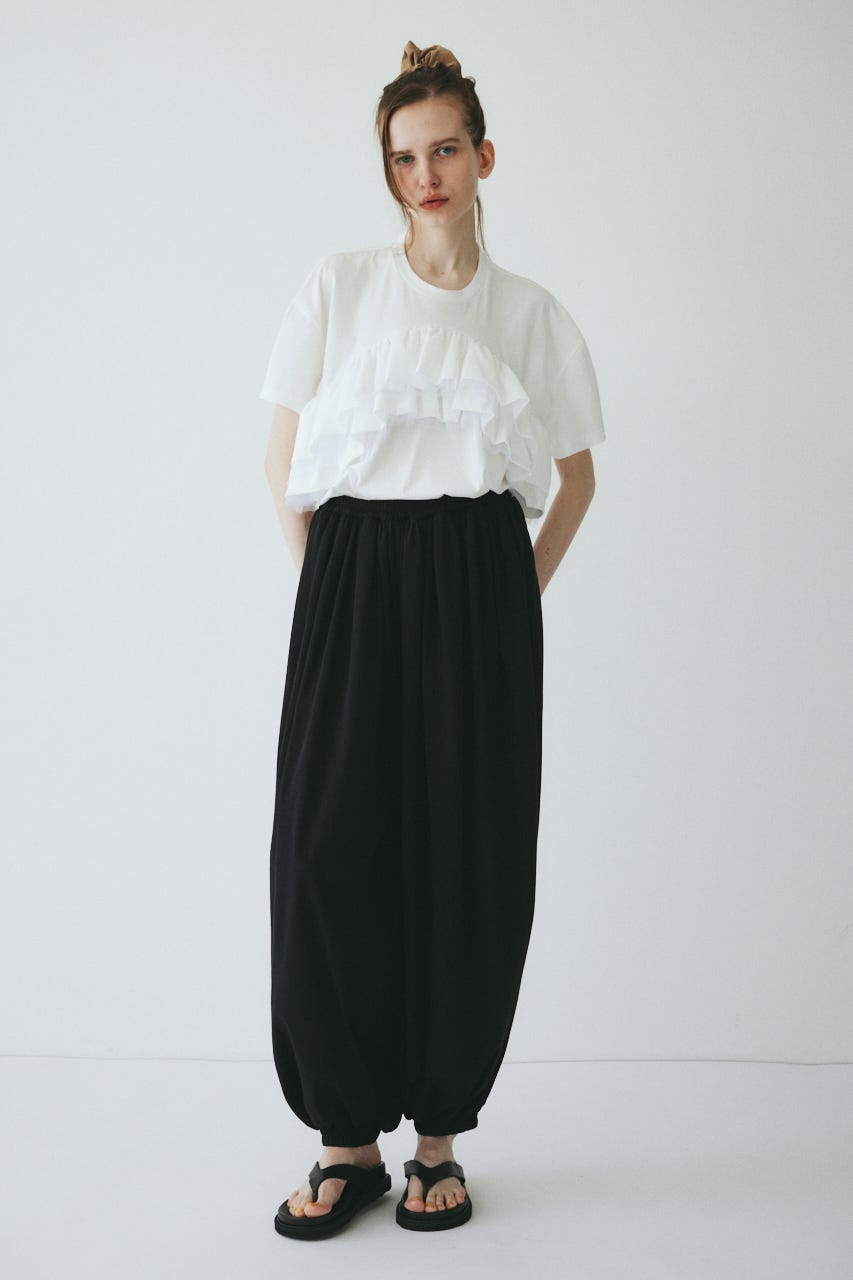 ［予約］Balloon cut pants BLK FREE