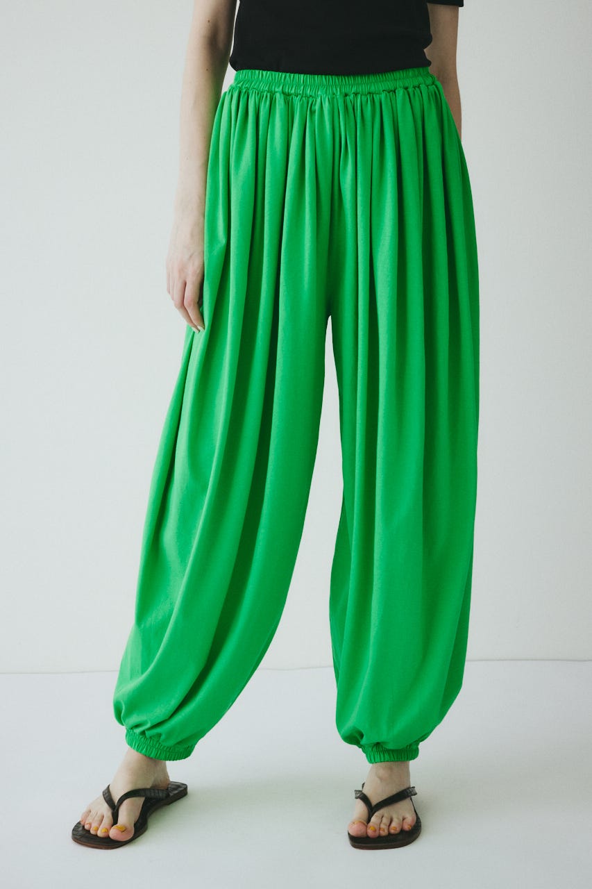 ［予約］Balloon cut pants GRN FREE