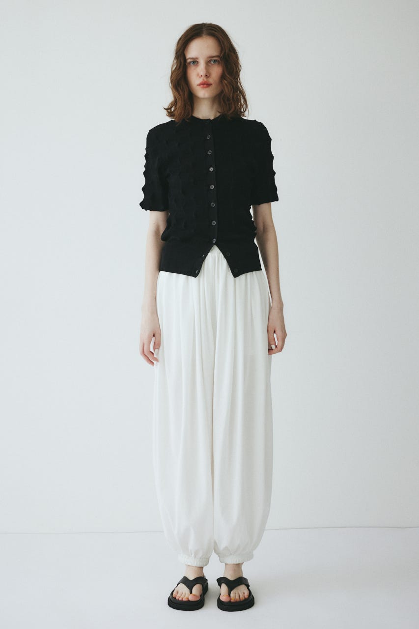 ［予約］Balloon cut pants WHT FREE