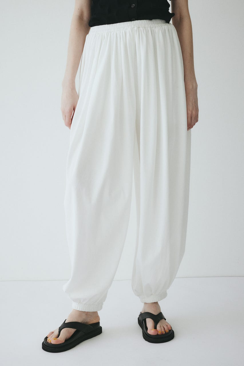 ［予約］Balloon cut pants WHT FREE