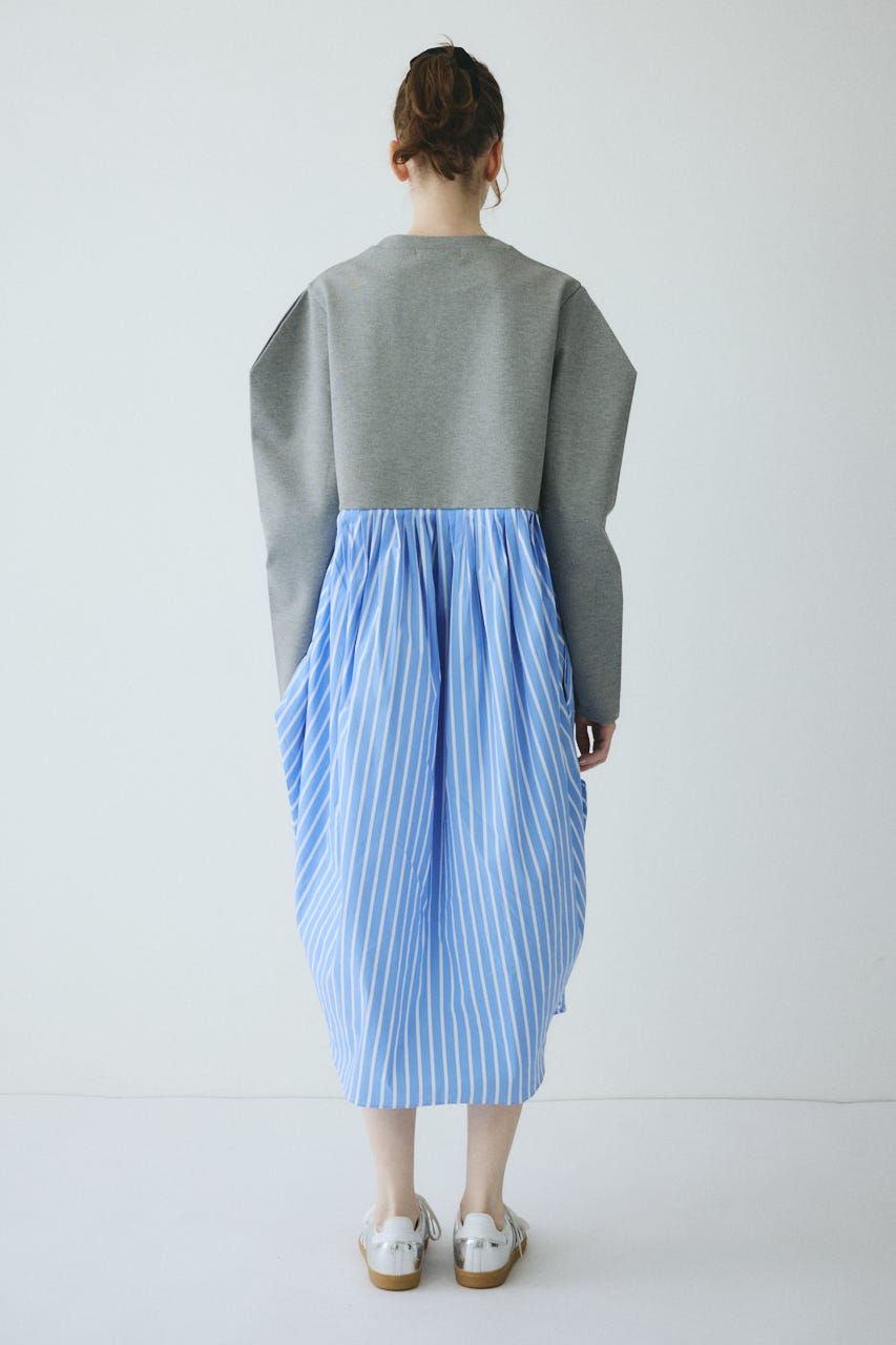 Docking shirt dress GRY FREE