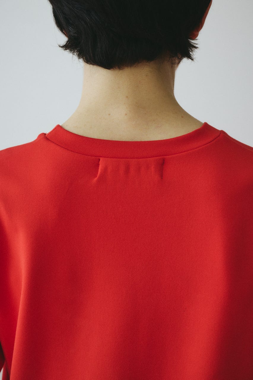 Docking balloon hem dress RED FREE