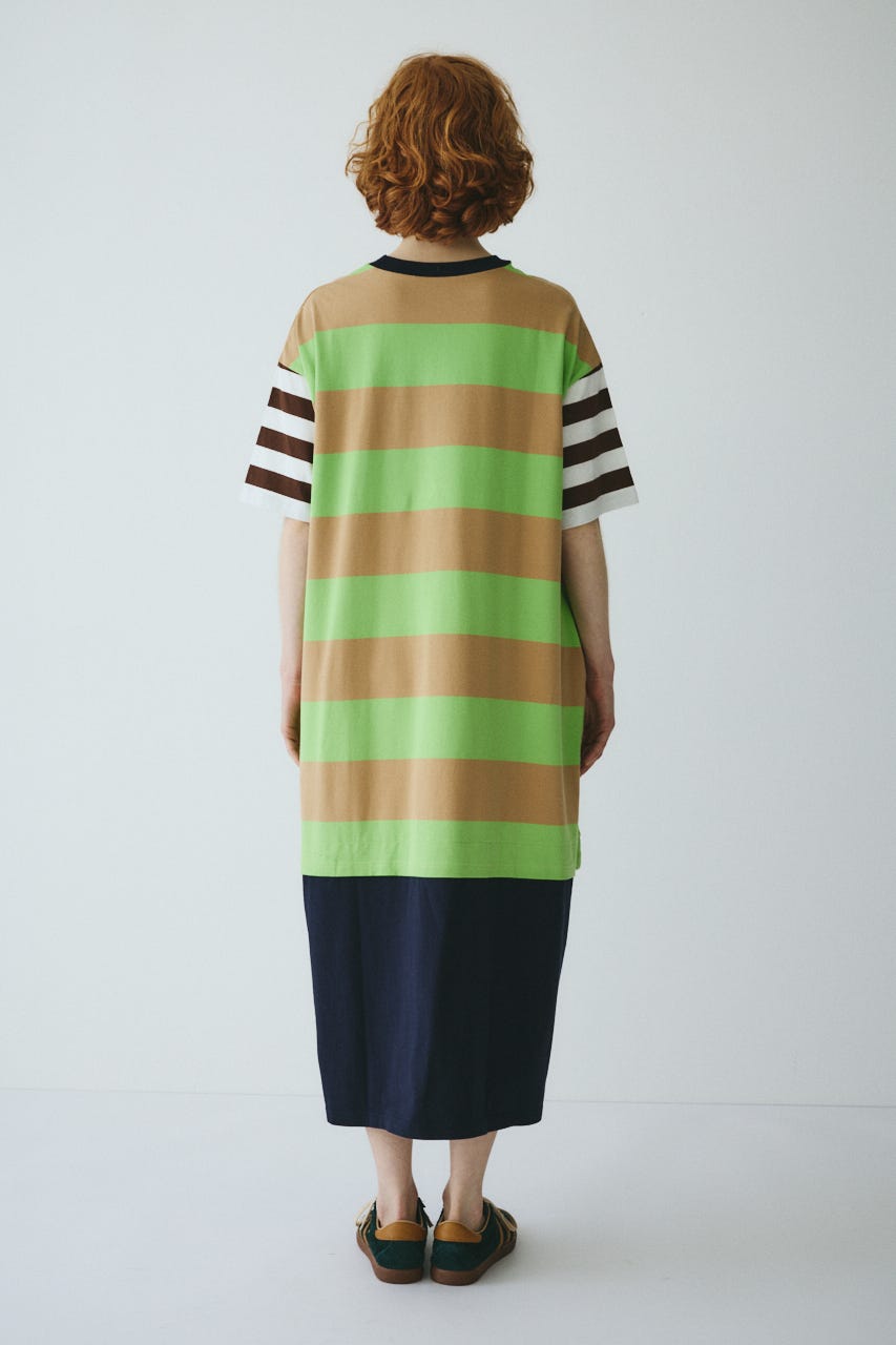 ［予約］Cut relax dress 柄BEG FREE