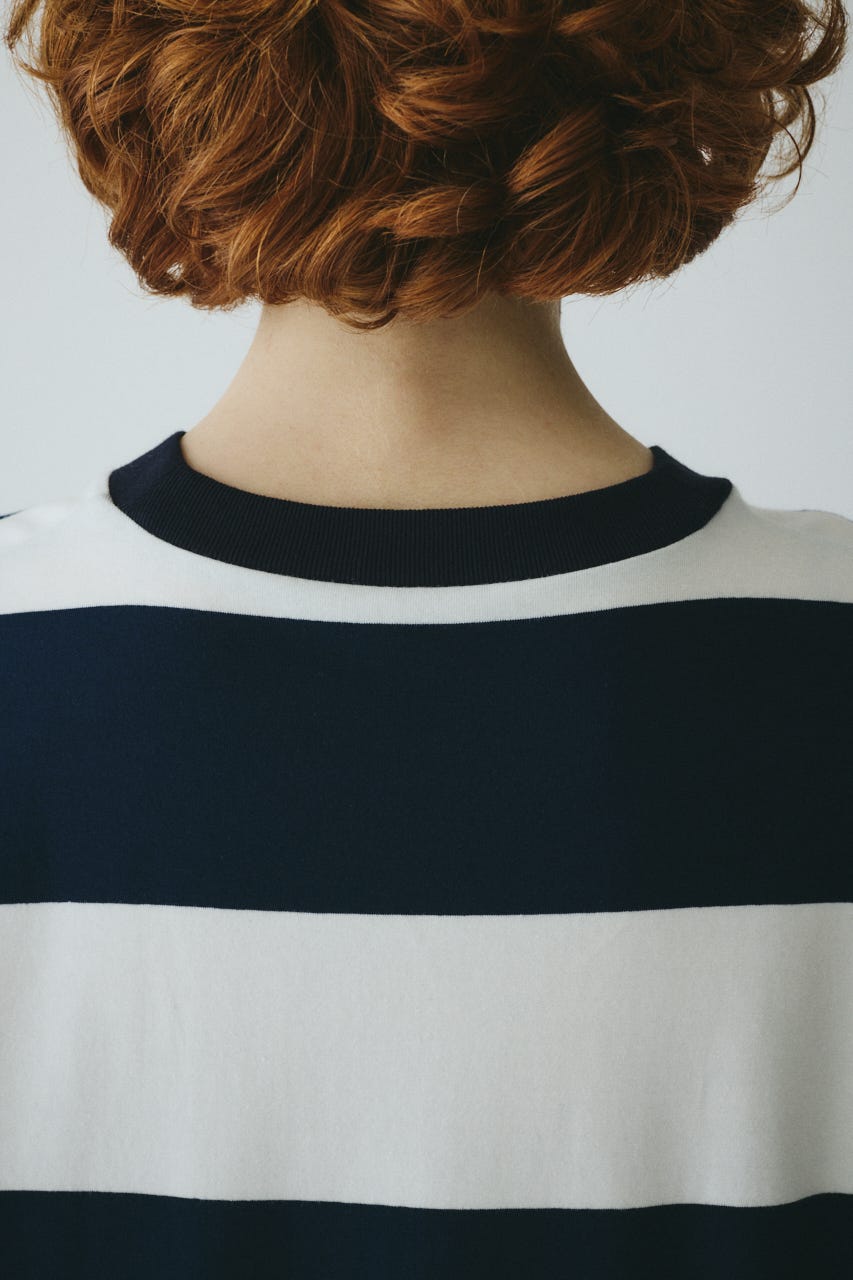 ［予約］Cut relax dress 柄NVY FREE