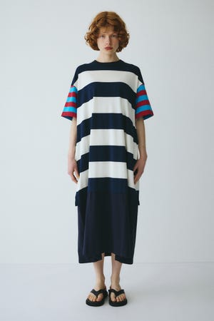 ［予約］Cut relax dress