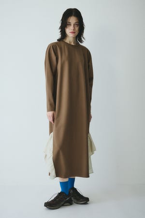 ［予約］Many gather hem dress