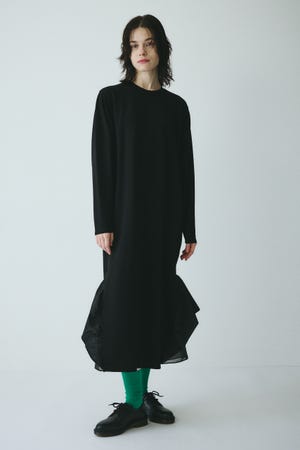 ［予約］Many gather hem dress