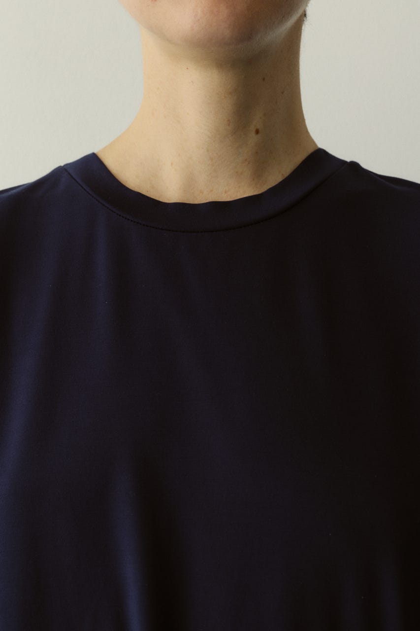 ［予約］Side frill pante dress 柄NVY 36