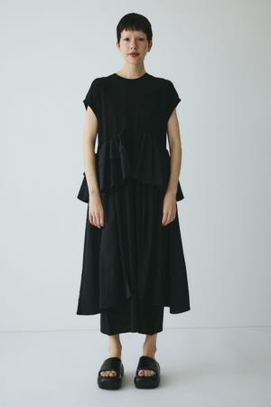 ［予約］Side frill pante dress