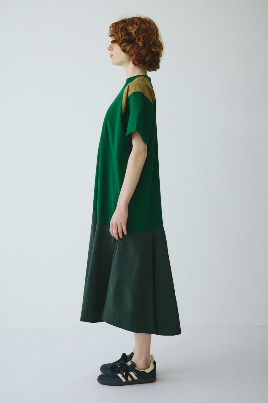 ［予約］Patch docking one piece 柄GRN FREE