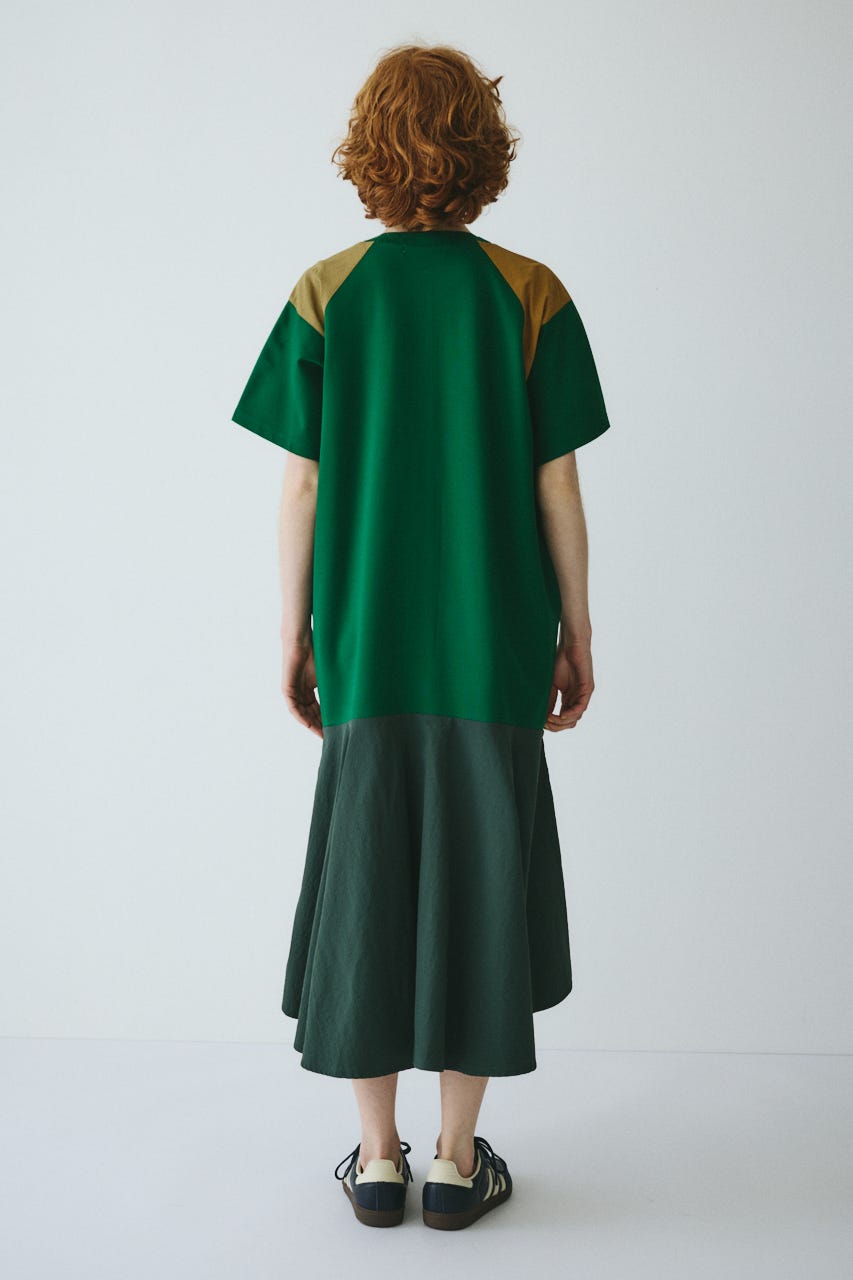 ［予約］Patch docking one piece 柄GRN FREE