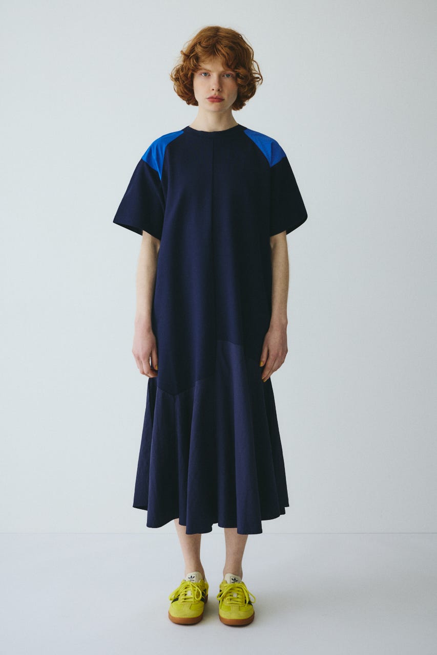 ［予約］Patch docking one piece 柄NVY FREE