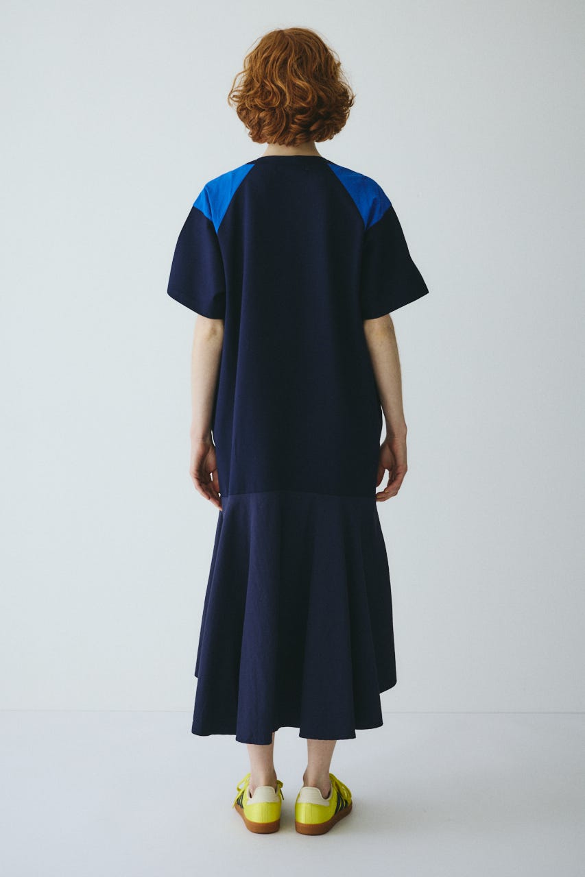 ［予約］Patch docking one piece 柄NVY FREE