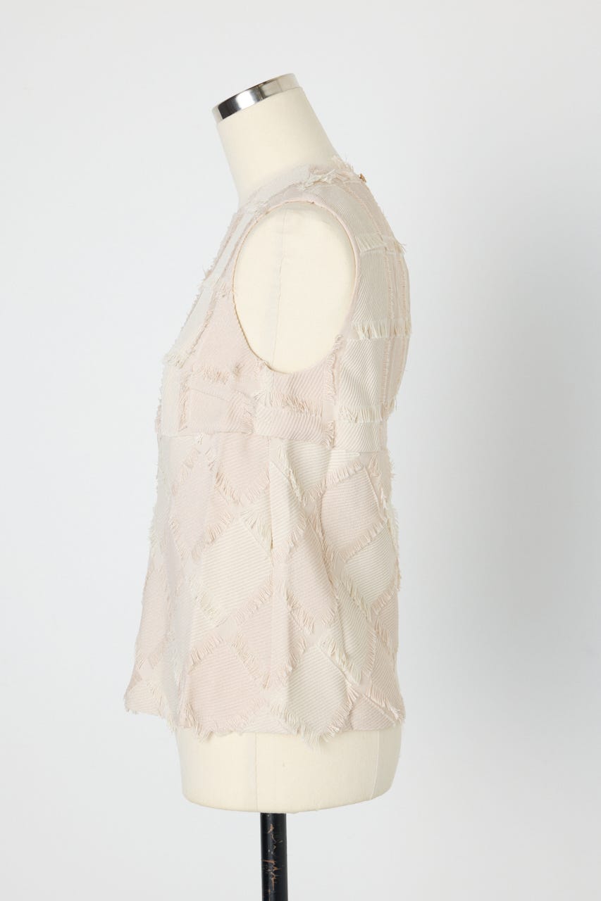 Hella_cut jacquard blouse BEG FREE