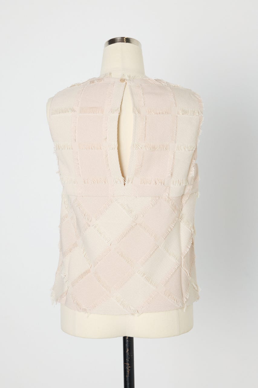 Hella_cut jacquard blouse BEG FREE