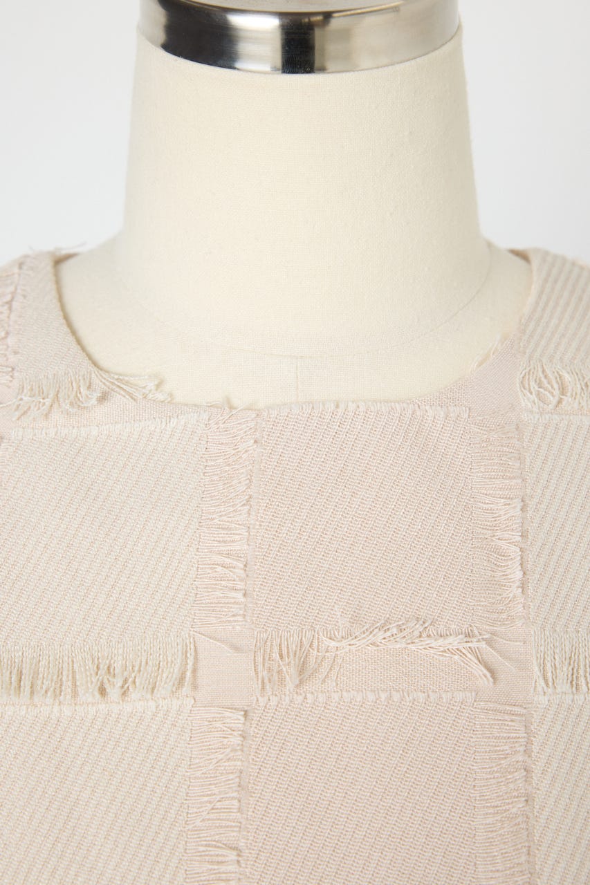 Hella_cut jacquard blouse BEG FREE