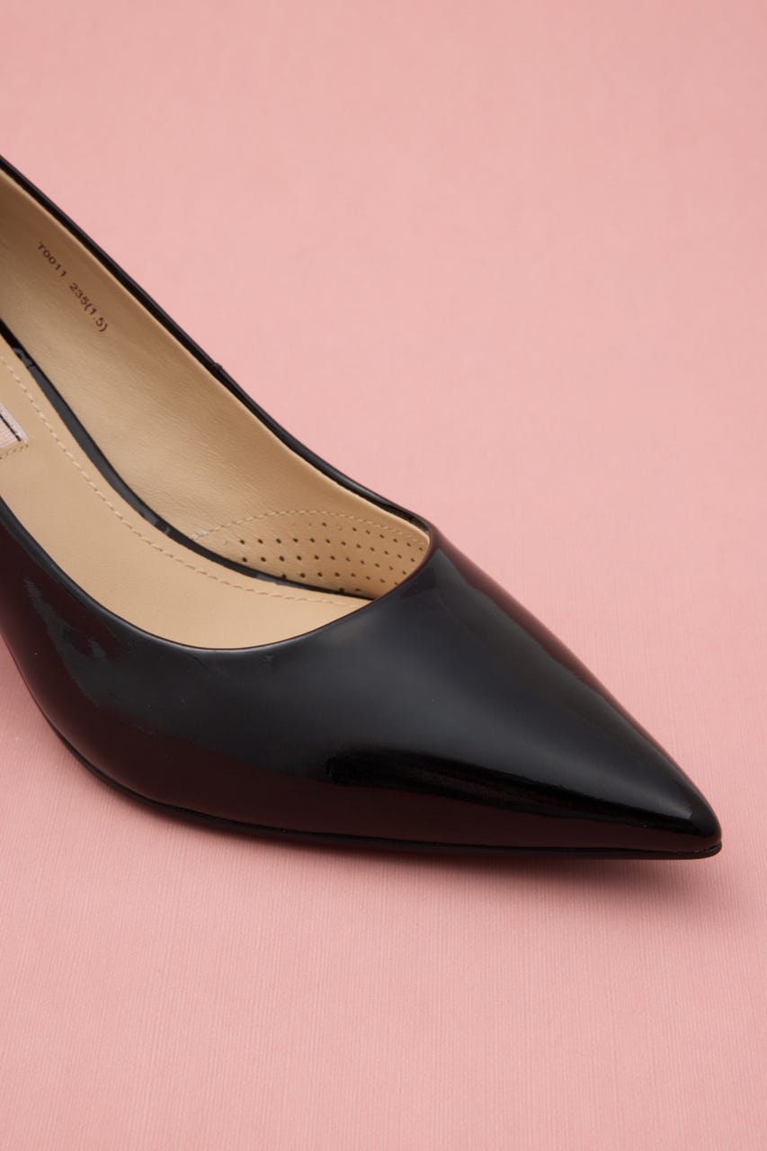 ビューティーベーシックパンプス L/BLK 24.0cm