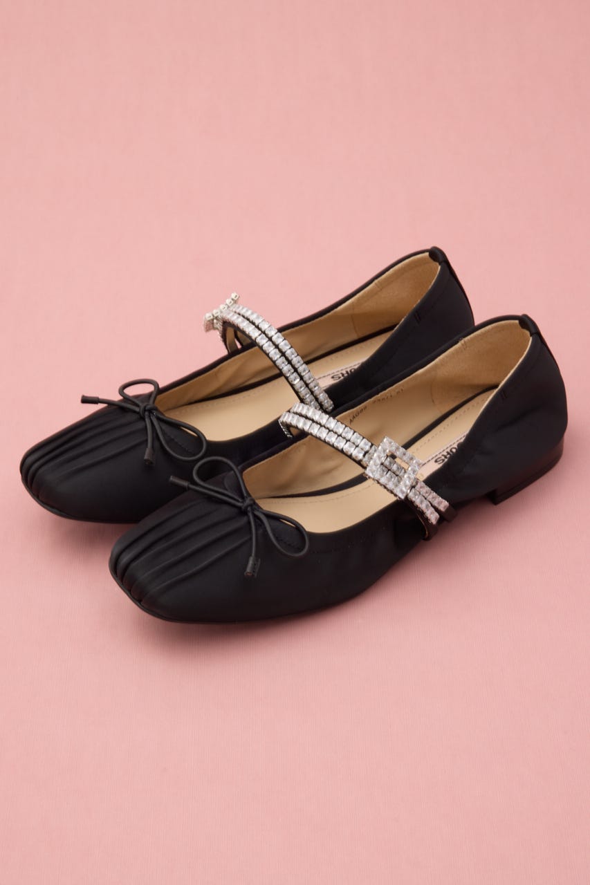 シャイニーベルトバレエ BLK 23.0cm