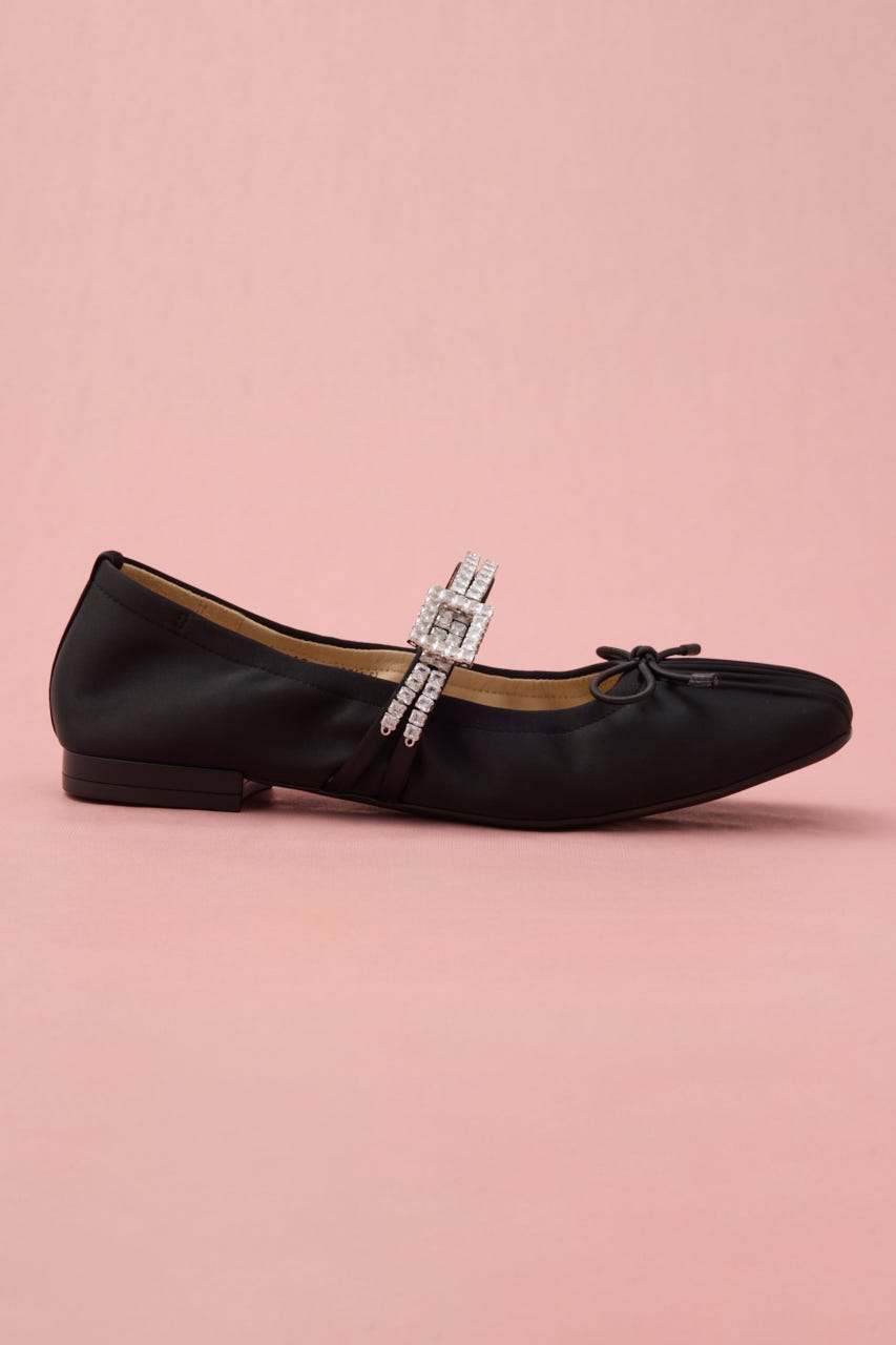 シャイニーベルトバレエ BLK 23.0cm
