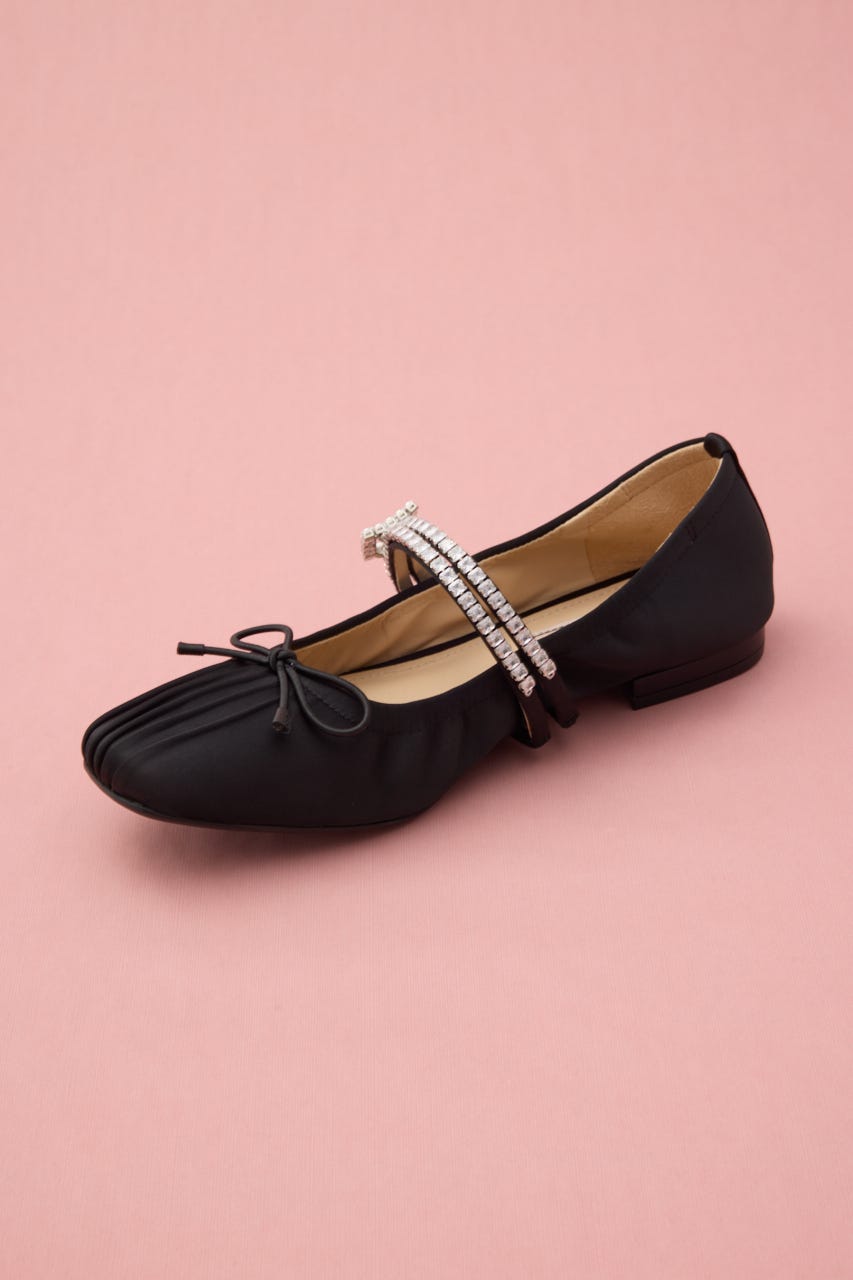 シャイニーベルトバレエ BLK 23.0cm