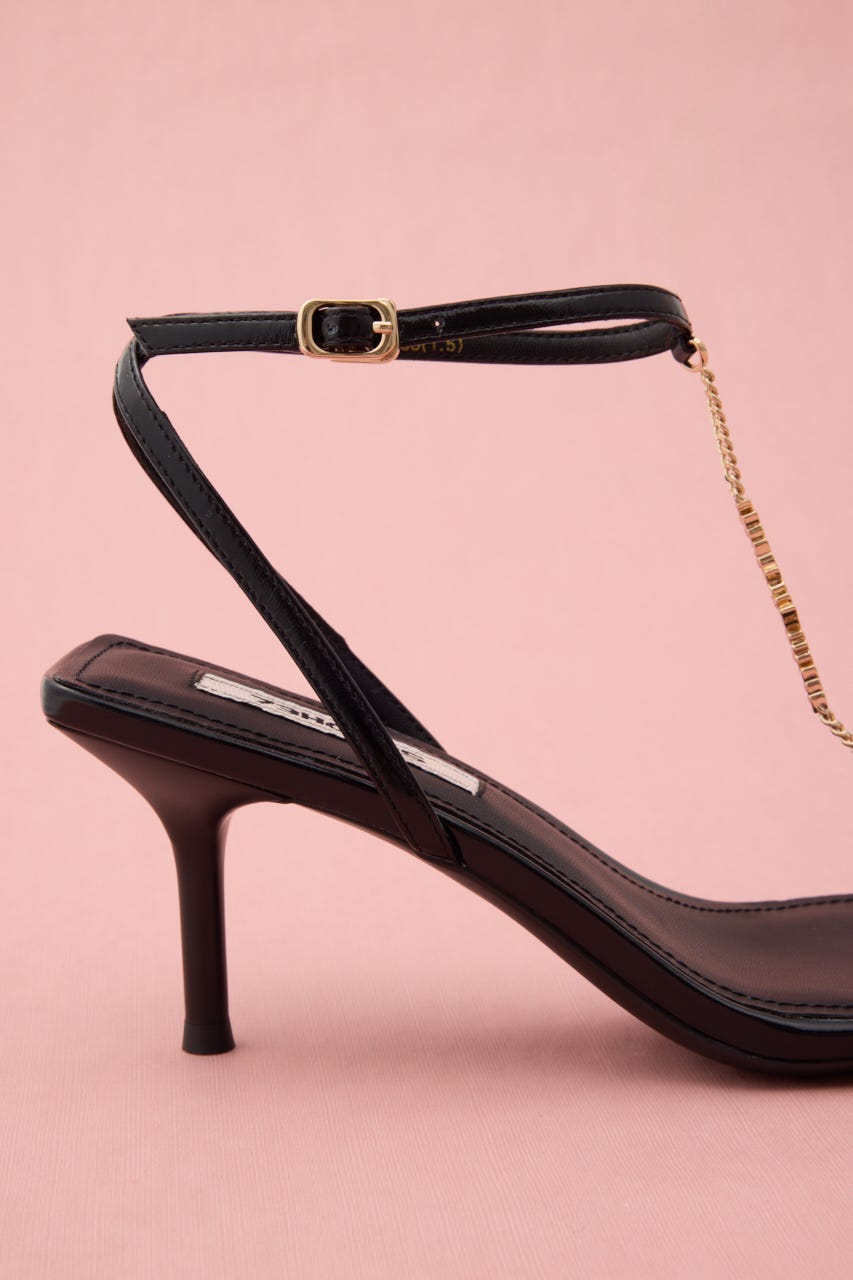 ビューティーアクセサンダル BLK 24.5cm