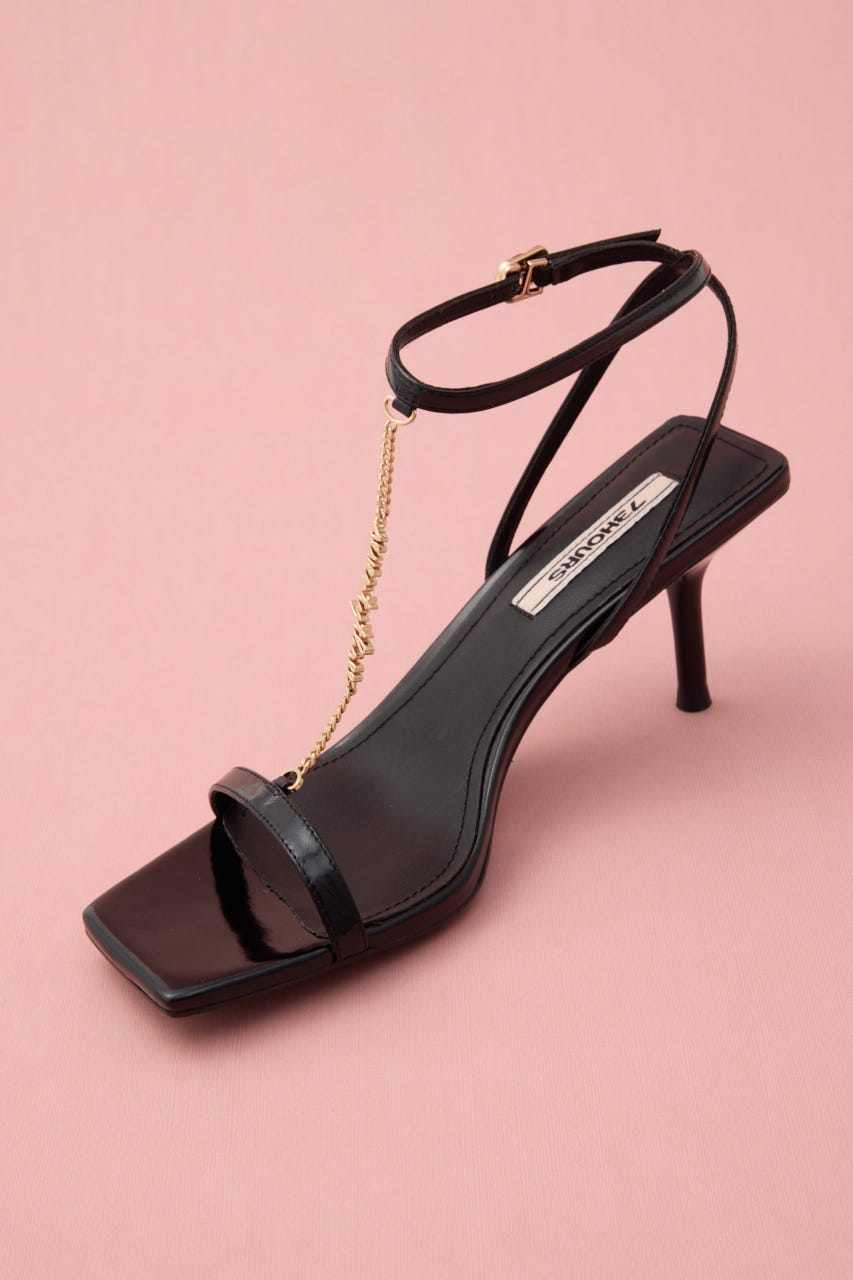 ビューティーアクセサンダル BLK 24.5cm