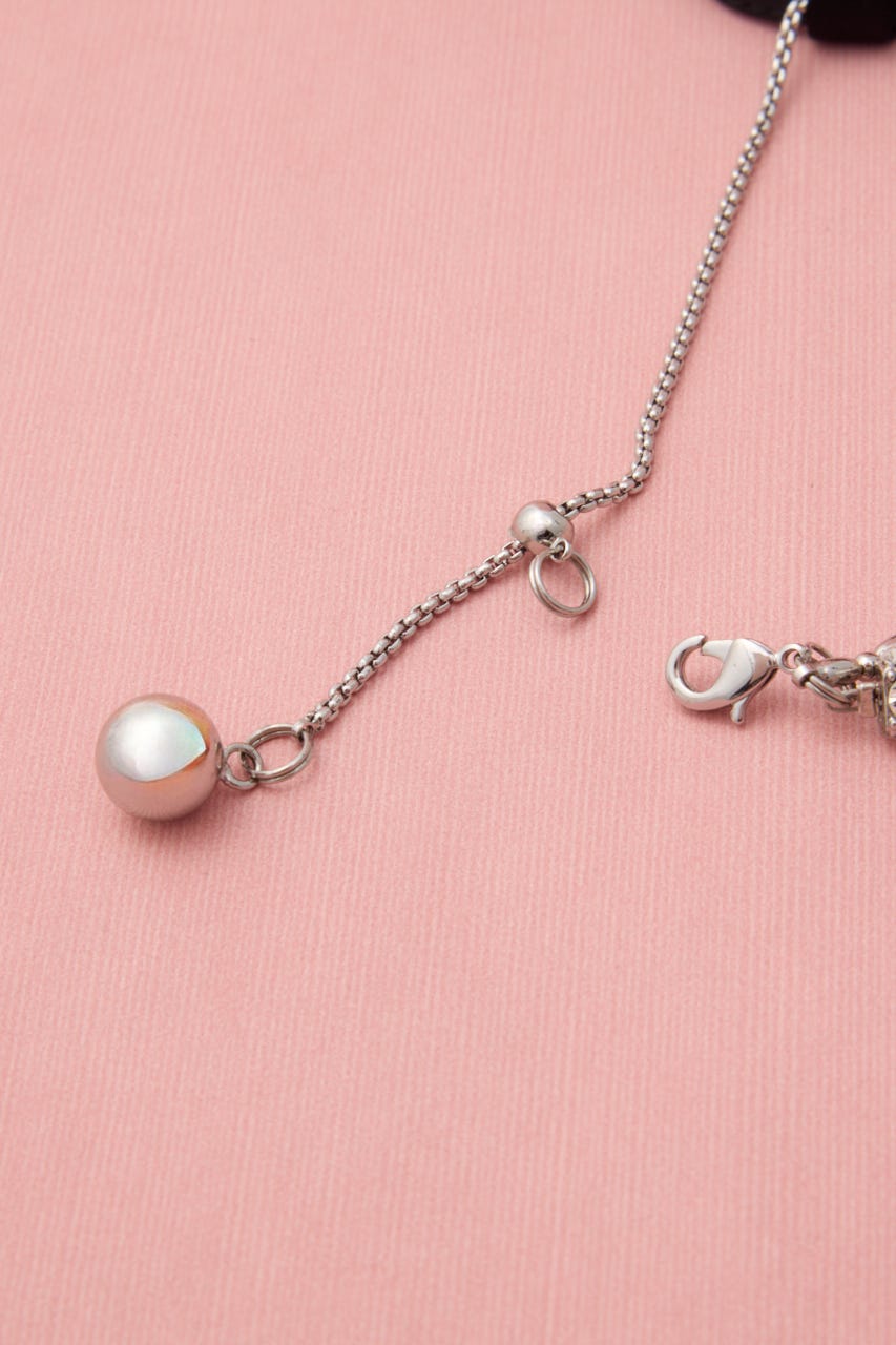 アンクルデコレーションサンダル BLK 23.0cm