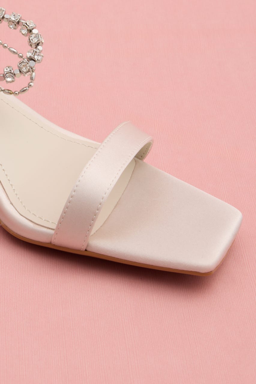 アンクルデコレーションサンダル WHT 23.0cm